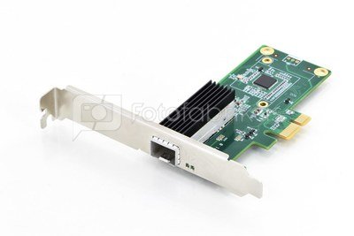 DIGITUS SFP Gigabit Ethernet PCI Express Card 32-bit, low profile bracket, Intel WGI210 chipset
