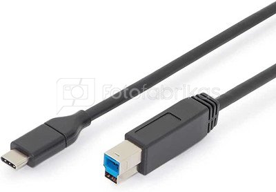DIGITUS USB Type-C Kabel Type-C to USB 3.0 AK-300149-018-S