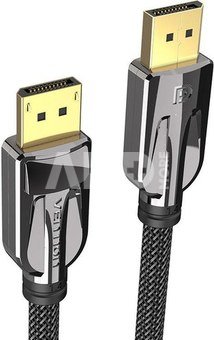 Display Port cable 2x Male, Vention HCABF 8K 60Hz, 1m (black)