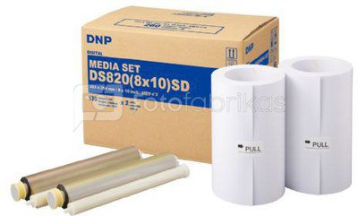 DNP Paper DM810820 2 Rolls with 130 prints 20x25 for DS820