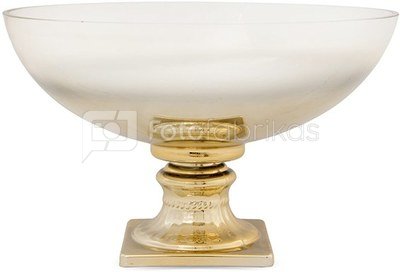 Dubuo stiklinis su auksinės spalvos kojele 17x28x28 cm 126972