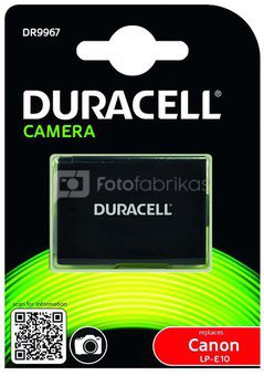 Duracell Li-Ion Akku 1020 mAh für Canon LP-E10