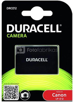 Duracell Li-Ion Akku 750 mAh für Canon LP-E12