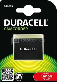 Duracell Li-Ion Akku 890 mAh for Canon BP-808