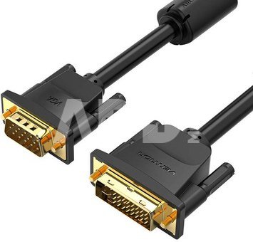 DVI(24+5) to VGA Cable 3m Vention EACBI (Black)