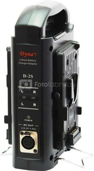 DYNACORE D-2S V-MOUNT BATTERY CHARGER 2-CHANNEL WITH ADAPTER