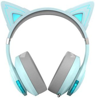 Edifier Gaming Headphone G5BT Wireless, Over-Ear, Built-in microphone, Sky Blue (Cat version), Noice canceling