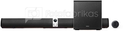 Edifier Hi-Res Audio Qualified Soundbar and Subwoofer S70DB Brown, Bluetooth, Wireless connection