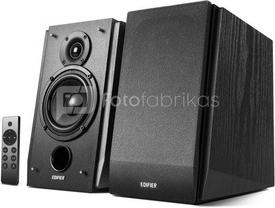 Edifier Subwoofer Supported Bookshelf Speakers R1855DB Matte black, Bluetooth, Wireless connection