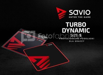 Elmak Mouse pads 250x250 SAVIO Turbo Dynamic S, stitched edges