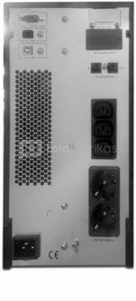 Energenie EG-UPS-PS3000-02 3000 VA pure sine wave UPS, LCD display, 3 x Schuko + 3 x C13 outputs, USB, black