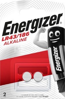 ENERGIZER ALKALINE LR43/186 2PK