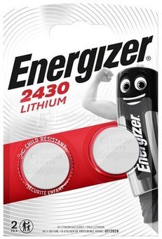 Energizer Lithium Button Cell Battery 3V CR2430 (10x 2 Pieces)