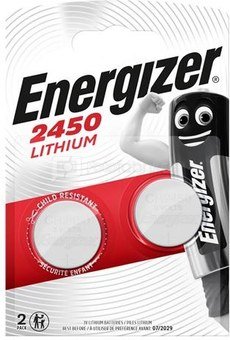 Energizer Lithium Button Cell Battery 3V CR2450 (10x 2 Pieces)