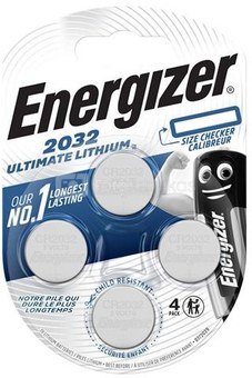Energizer Ultimate Lithium Button Cell Battery 3V CR2032 (10x 4 Pieces)