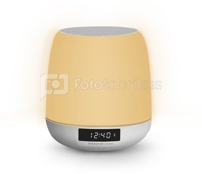 Energy Sistem Clock Speaker 3 Light (Dual Alarm, 8 W, Wake-Up Light, FM Radio, Bluetooth, Line-In, Touch control)