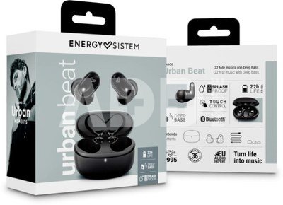 Energy Sistem Earphones True Wireless Urban Beat Black