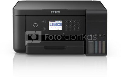 Epson All-in-One Ink Tank Printer L4160 Colour, Inkjet, Cartridge-free printing, A4, Wi-Fi, Black