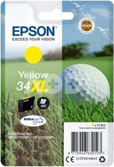 Epson ink cartridge yellow DURABrite Ultra Ink 34 XL T 3474