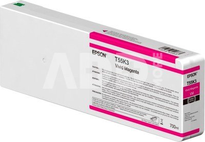 Epson Singlepack T55K300 UltraChrome HDX/HD 700ml Vivid Magenta