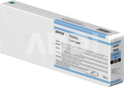 Epson Singlepack T55K500 UltraChrome HDX/HD 700ml Light Cyan