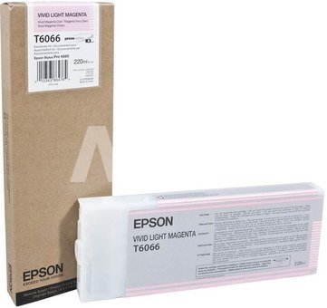 Epson ink cartridge vivid light magenta T 606 220 ml T 6066