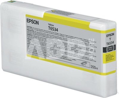 Epson ink cartridge yellow T 653 200 ml T 6534