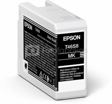 Epson UltraChrome Pro 10 ink T46S8 Ink cartrige, Matte Black