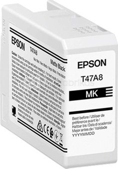 Epson UltraChrome Pro 10 ink T47A8 Ink cartrige, Matte Black