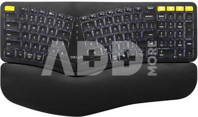 Ergonomic Keyboard Delux GM902PRO