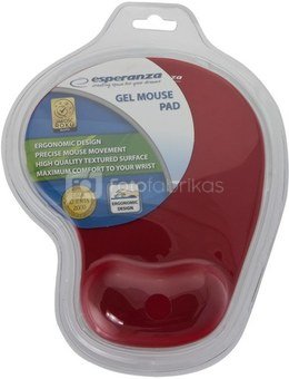 Esperanza Mouse Pad Gel EA137R Red