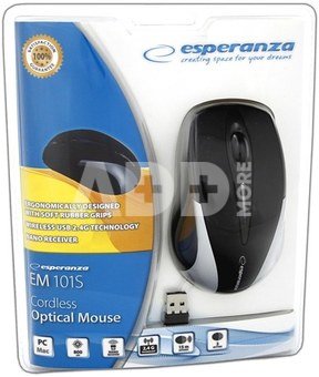 Esperanza Wireless optical mouse EM101S USB, 2,4 GHz, NANO receiver