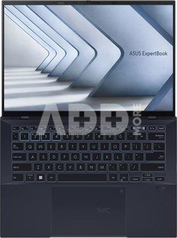 ExpertBook | B9403CVAR-KM0677X | Star Black | 14 " | OLED | WQXGA+ | 2880 x 1800 pixels | Intel Core i5 | i5-120U | 16 GB | LPDDR5X | SSD 512 GB | Intel Graphics | Windows 11 Pro | 802.11ax | Bluetooth version 5.3 | Keyboard language English | Keyboard backlit | Warranty 36 month(s)
