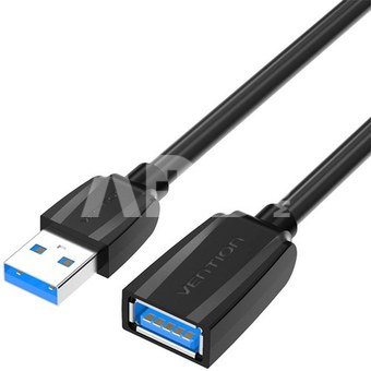 Extension Cable USB 3.0, male USB to female USB, Vention 2m (Black)