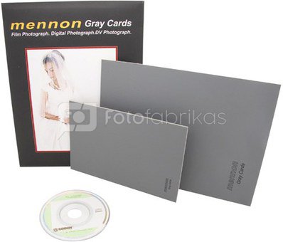 Falcon Eyes Grey Cards 1x A5, 1x 10x15 + Instruction CD