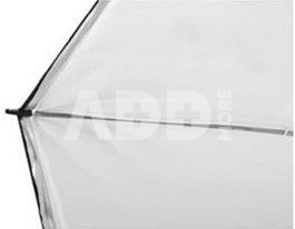 Falcon Eyes Jumbo Umbrella URN-T86TSB1 Transparent White + Silver/Black Cover 216 cm