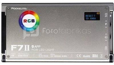 Falcon Eyes RGB LED Lamp PockeLite F7 II