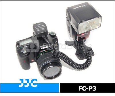 JJC FC P3 (0.9M)   Off Camera Shoe Cord (voor Pentax)