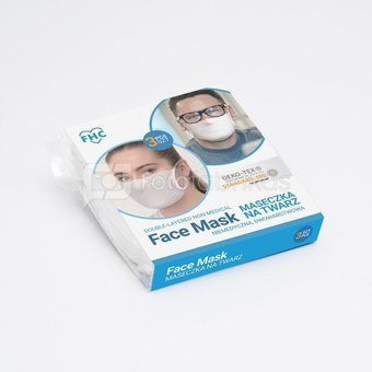 FHC многоразовая маска для лица 3 шт., белая