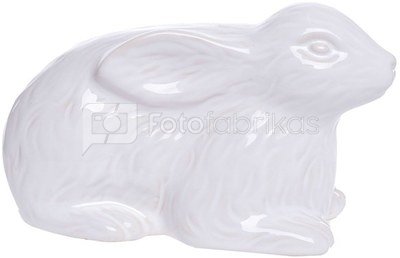 Figūrėlė keramikinė baltas Kiškis 18x10x10 cm 33732 velyk