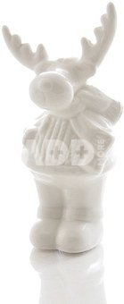 Figūrėlė keramikinė Elnias baltas 6,5x6,5x12 KLD SAVEX