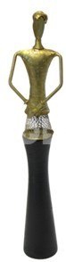Figūrėlė moteris metalinė bronz. spalva H 46 cm SAVEX AKCNO