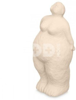 Figūrėlė Stovinti moteris keramikinė kreminė 12x14x34 cm Giftdecor 94247