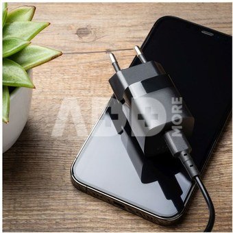 FIXED Mini USB-C Travel Charger 25W, Black