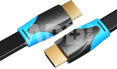 Flat HDMI Cable 5m Vention VAA-B02-L500 (Black)