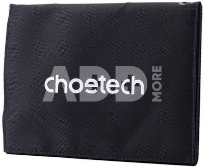 Foldable solar charger Choetech SC005 22W 2xUSB (black)