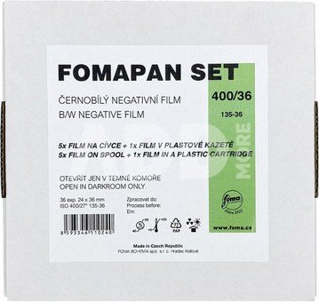 Foma film Fomapan 400/36 Set 6 films + cartrige