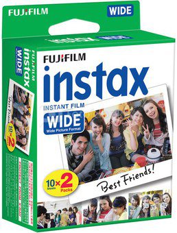 Fujifilm Fotoplokštelės Instax WIDE 20vnt.