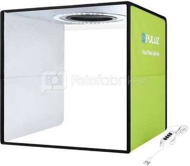 Fotografavimo dėžė su LED apšvietimu, 30x30x30cm