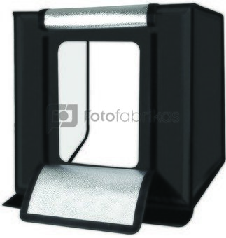 Fotografavimo dėžė su LED apšvietimu, 60x60x60cm